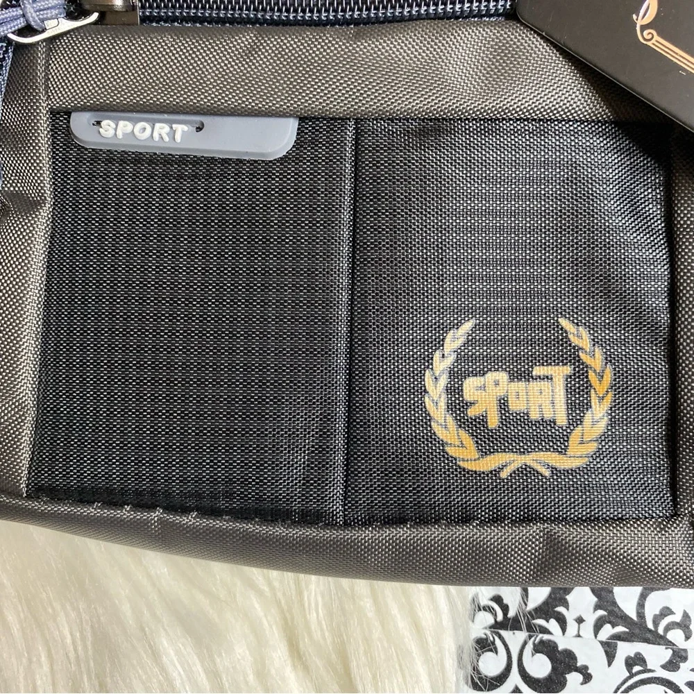NWT : ‘sport’ label sporty casual adjustable multi-pocket fanny pack waist bag - Picture 3 of 10